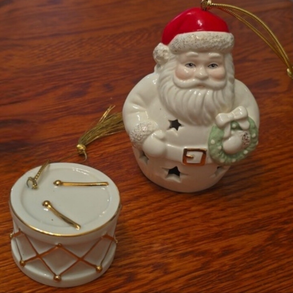 LENOX & MIKASA Bundle Collectible Christmas Ornaments